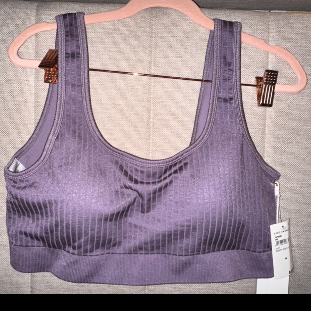 Good American Shine Ribbed Bralette 2X/3X new with tags - Picture 6 of 10